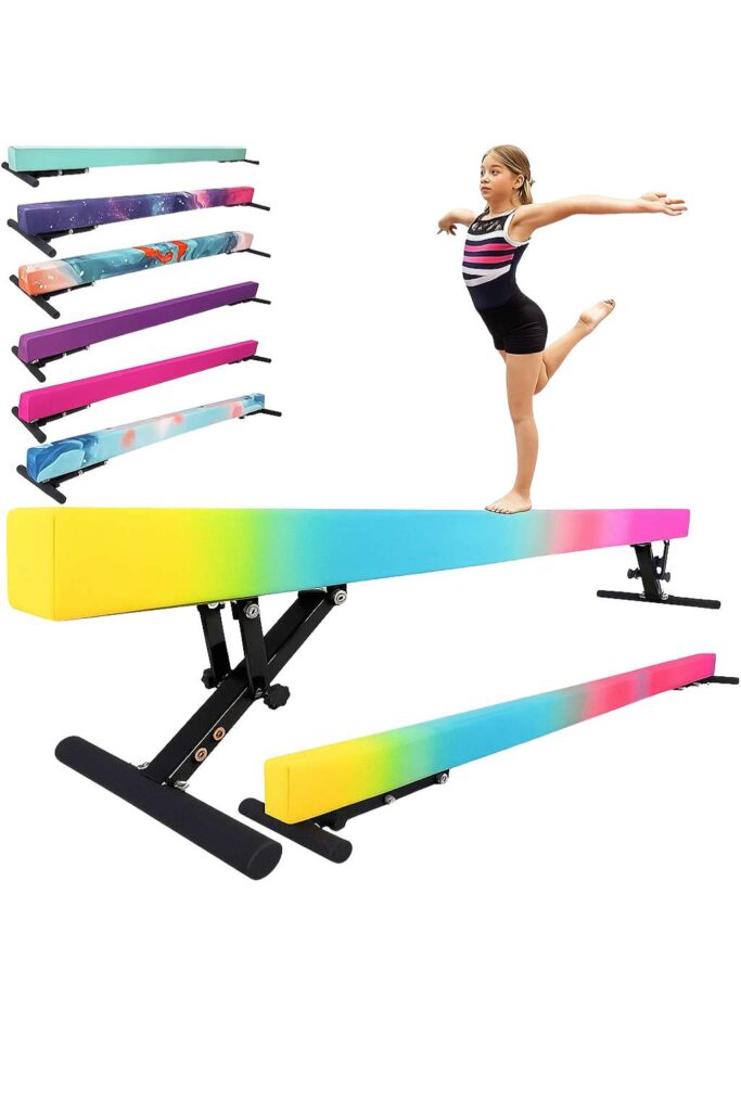 Adjustable balane Beam for Kids - 8FT Gymnastics Beam